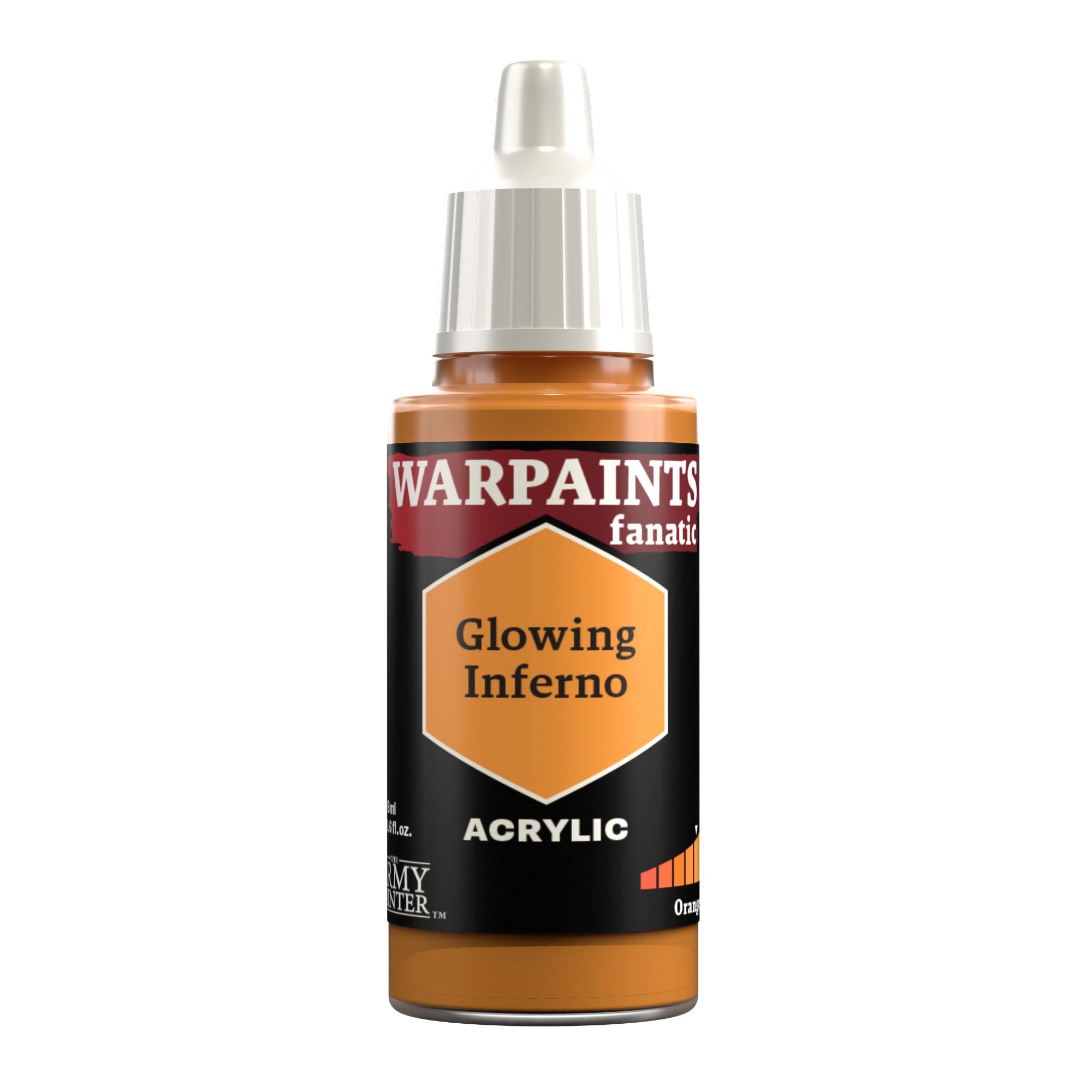 Warpaints Fanatic: Glowing Inferno - High-Quality Glow in the Dark Face Paint for Cosplay, Halloween & Festival Makeup - Perfect for Night Events and UV Parties
