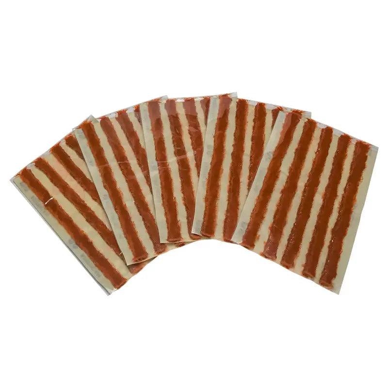 AA Tire Repair Plug Kit - 50 Pcs Brown Rubber Tire Puncture Repair Strips for Cars, Trucks, Motorcycles & ATVs - Emergency Roadside Flat Tire Fix for On/Off Road Use