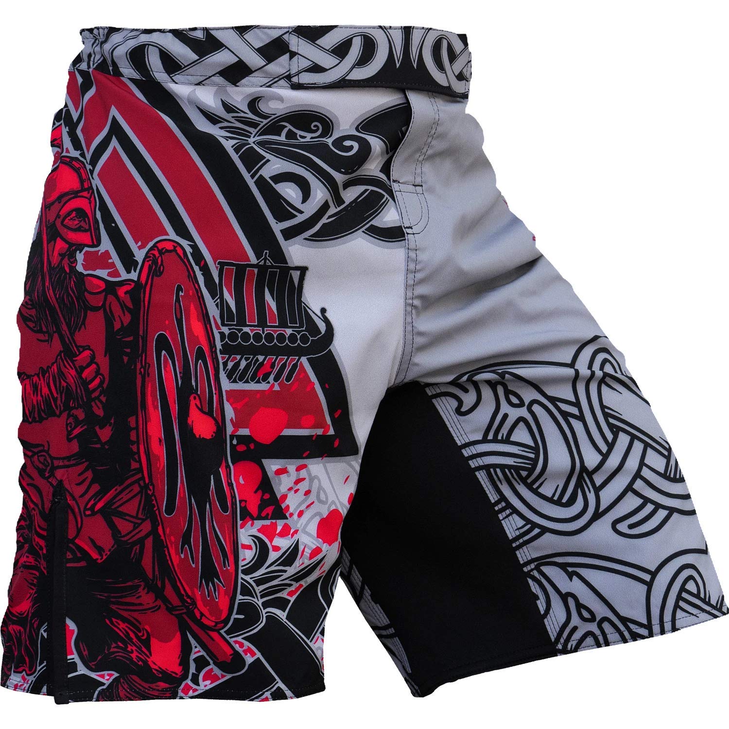 Viking 2.0 Men's MMA BJJ Grappling Shorts - Premium No Gi Fight Shorts for Boxing, Fitness & Hardcore Training - Ideal for MMA Sparring, BJJ Competitions & Intense Workouts