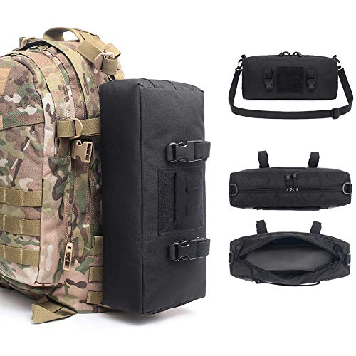 Waterproof 600D Nylon Military Tactical Shoulder Bag - Outdoor Climbing, Camping & Hiking Waist Pack with MOLLE System - Perfect for Adventure Travel & Survival Gear Storage