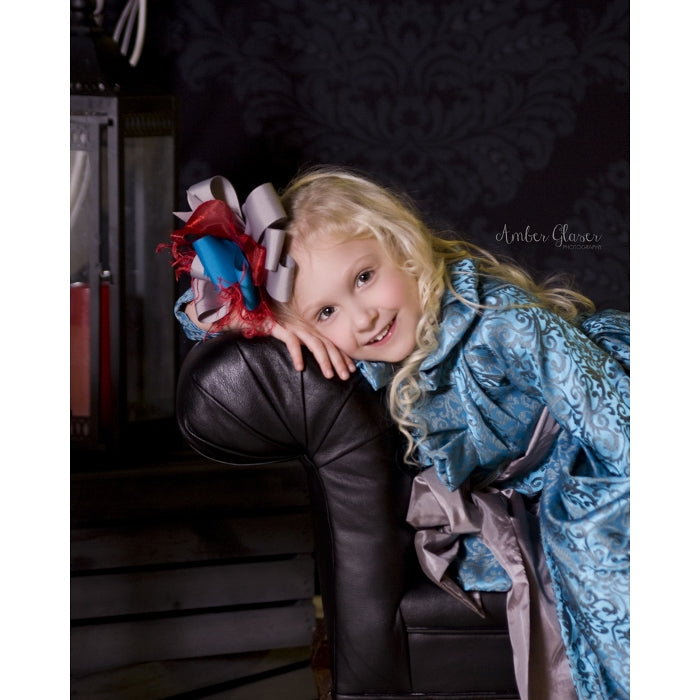 Black & Dark Gray Damask Printed Backdrop - Elegant Photography Background for Portraits, Weddings, and Events