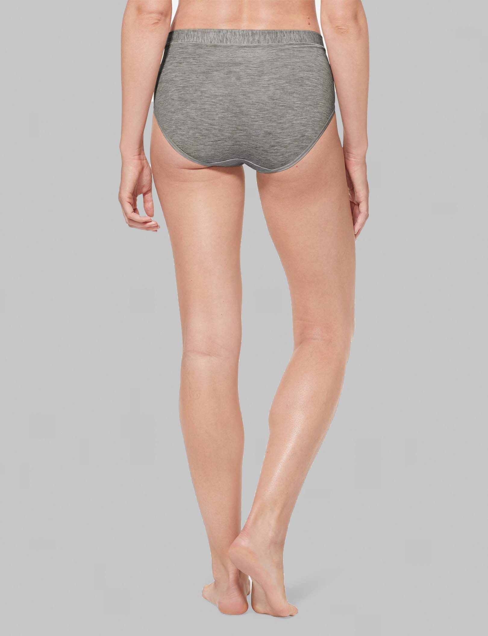 Women's Second Skin High Rise Briefs - Ultra Soft Seamless Underwear for Everyday Comfort | Perfect for Yoga, Workout & Lounge Wear