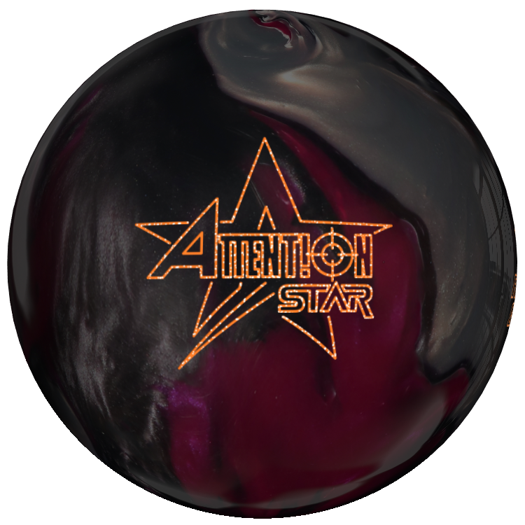 Roto Grip Attention Star Bowling Ball - High Performance Reactive Resin for Strikes & Spares | Perfect for League Play & Tournament Competition