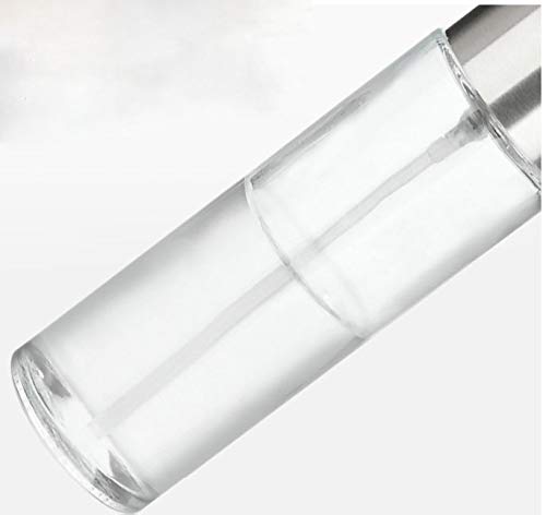WOIWO 2 Pack Glass Oil Spray Bottle for Cooking - Leakproof BBQ Oil Dispenser with Pressure Pump for Vinegar, Soy Sauce & Salad Dressing - Perfect for Grilling, Baking & Kitchen Use