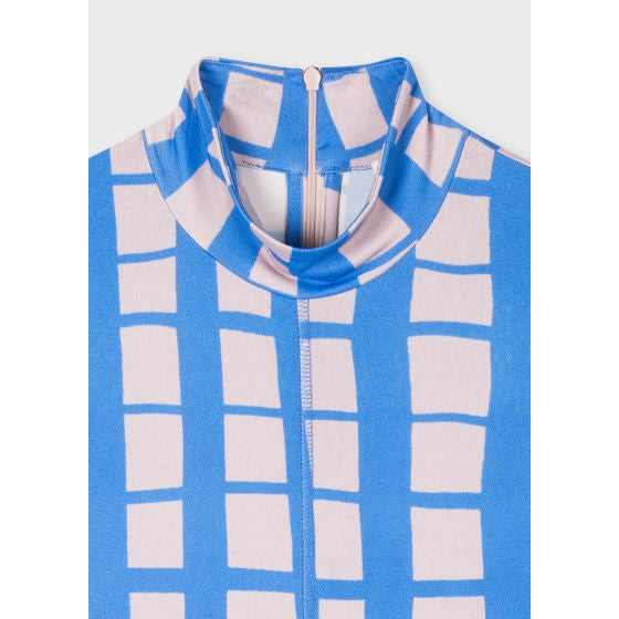 Stylish High Neck Sleeveless Top for Women - Trendy Blue Summer Blouse | Perfect for Beach Outings, Date Nights & Casual Wear