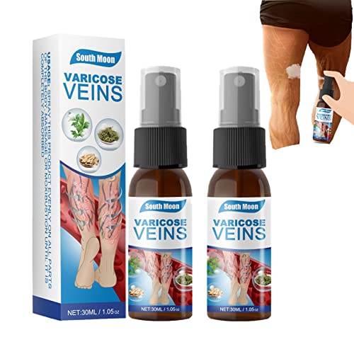 Veinhealing Varicose Veins Treatment Spray - Fast Relief for Leg Veins, Reduces Swollen & Bulging Veins (2 Pack) | Perfect for Office Workers, Travelers & Active Lifestyles