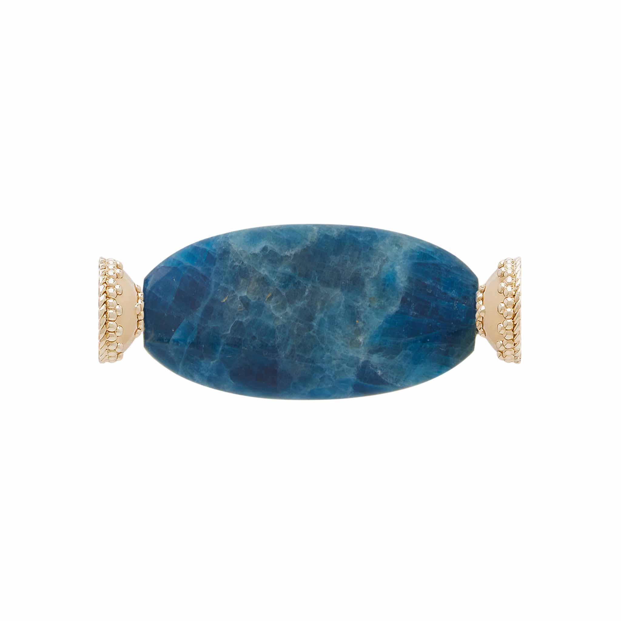 Clara Williams Blue Apatite Oval Pendant Necklace - Elegant Gemstone Jewelry for Women, Perfect for Weddings & Special Occasions