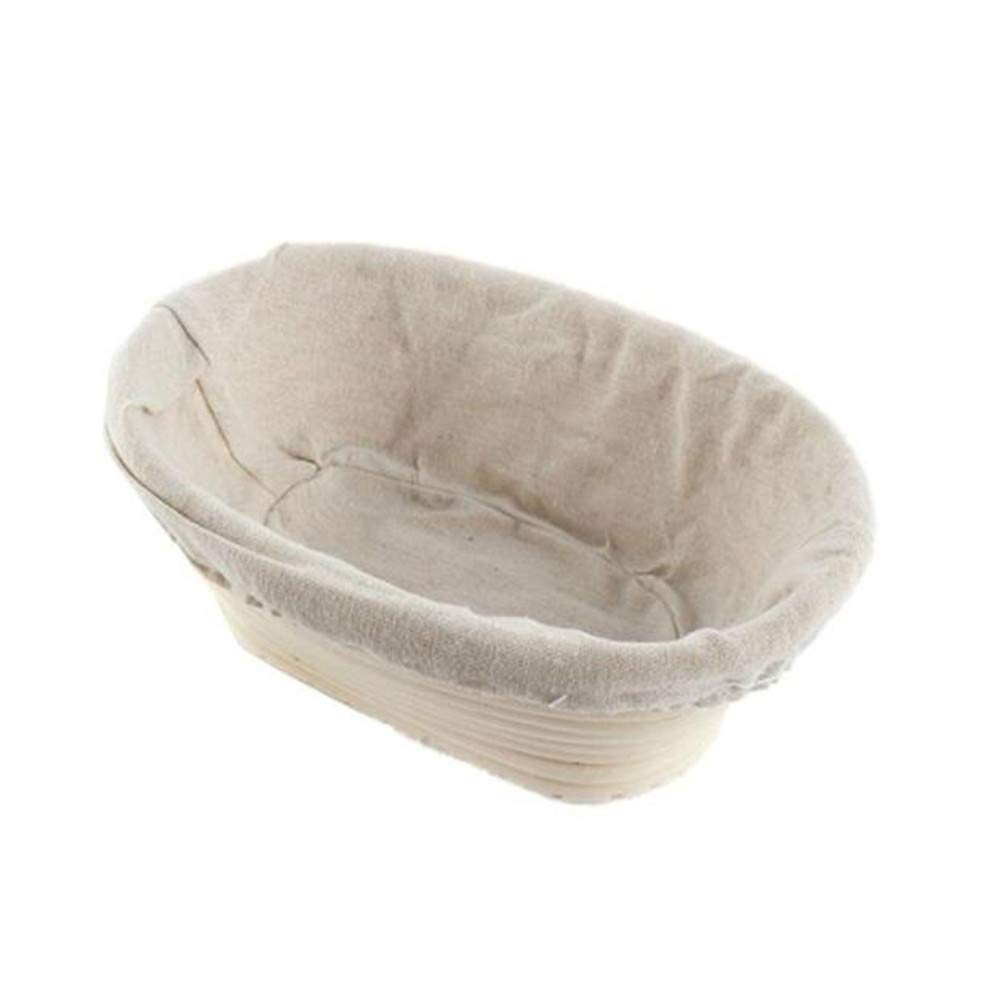 1 Pcs Round Bread Proofing Basket, Rattan Banneton Brotform - 25x15x8cm Dough Rising Basket for Sourdough, Artisan Bread, Baguettes - Perfect for Home Baking & Professional Kitchens