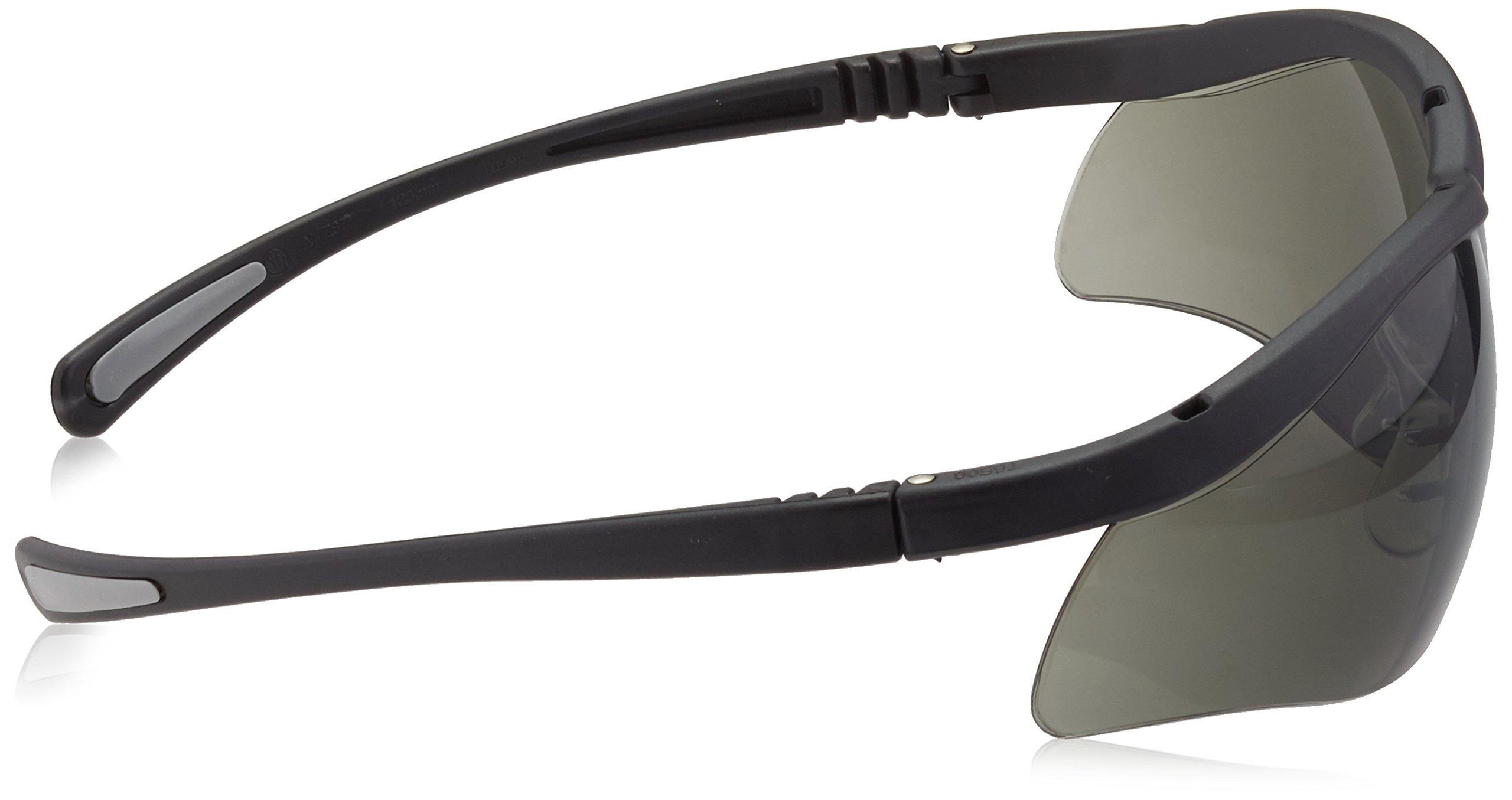 Honeywell T65005S Lightning Series Safety Glasses - Black Frame & Smoke Lens - ANSI Z87.1 Certified - 10 Pack - Ideal for Construction, Woodworking & DIY Projects