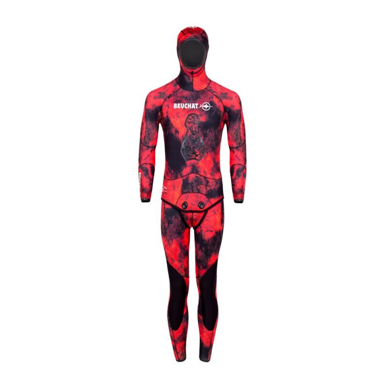 Beuchat REDROCK 7mm Neoprene Scuba Diving Jacket for Cold Water Spearfishing & Snorkeling - Warm & Flexible Wetsuit Top for Underwater Adventures