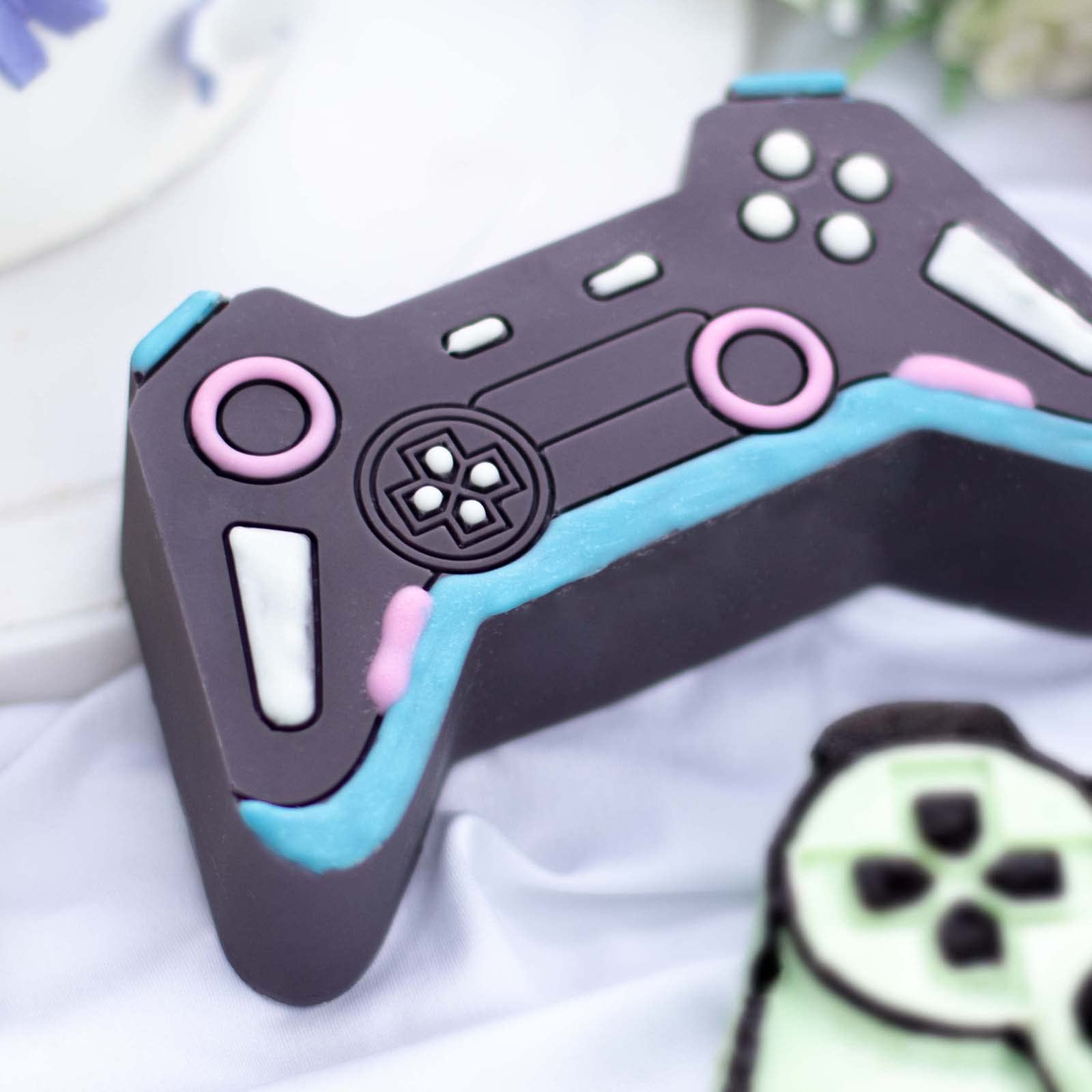 Premium Silicone Game Controller Molds for Chocolate, Candy, Fondant, Resin, Epoxy, Candle & Soap Making - Set of 3 - Perfect for Baking, DIY Crafts & Party Decorations