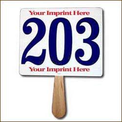 Custom Pre-Numbered SUPRA Bid Paddle Sets (100/Set) - Perfect for Auctions, Bidding Events & Fundraisers