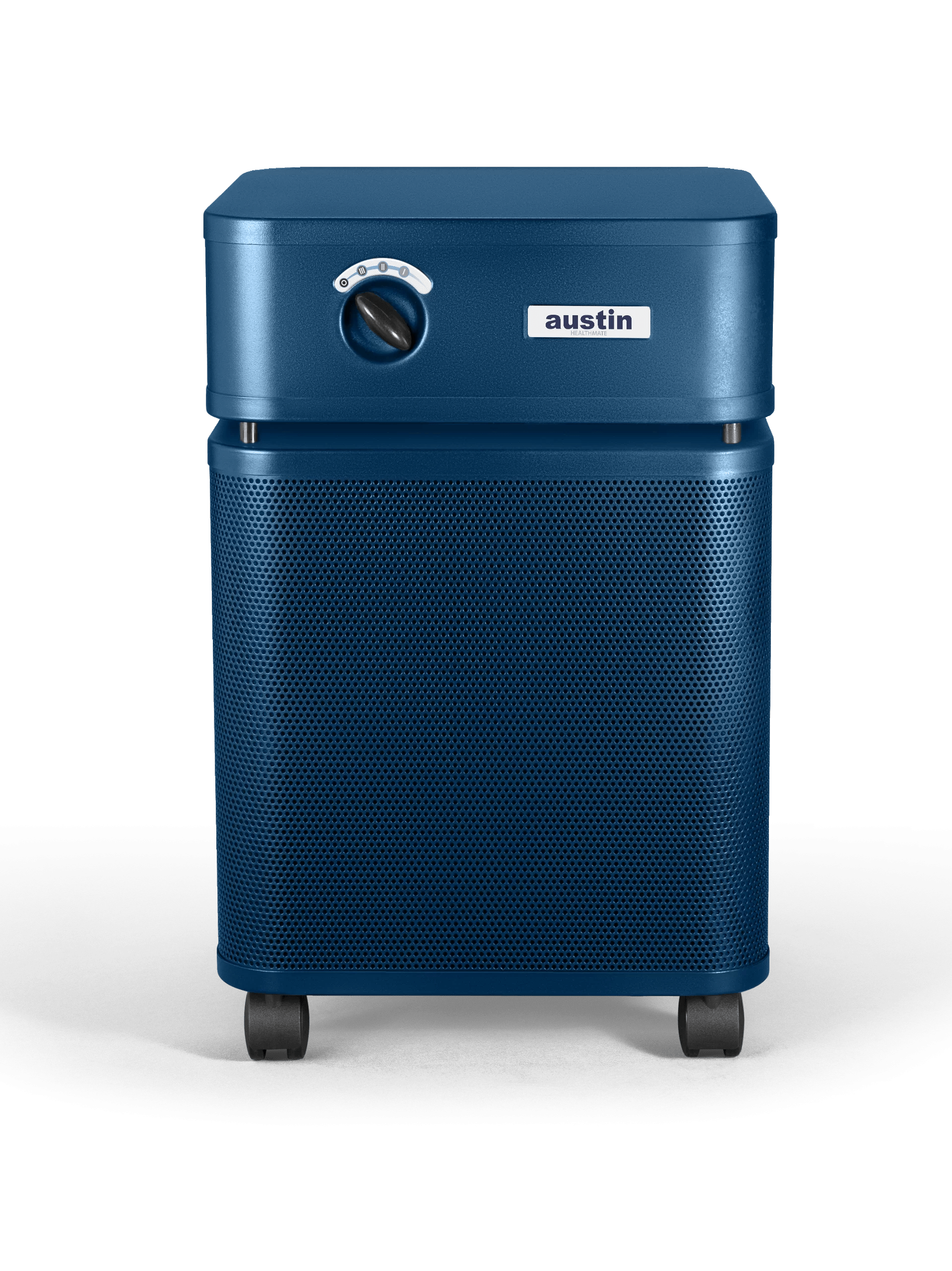 Austin Air HealthMate Plus Air Purifier - HEPA Filter for Allergies, Dust & Odors, Midnight Blue - Ideal for Bedrooms, Offices & Home Air Purification