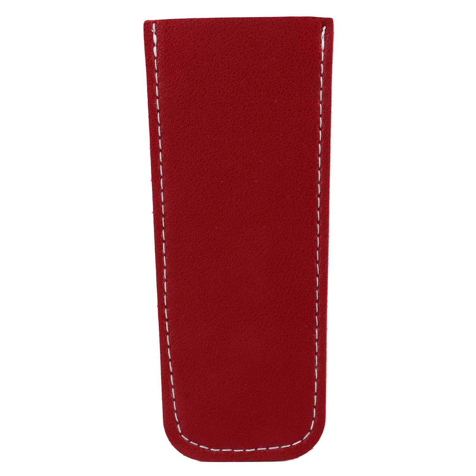 Heat-Resistant PU Leather Pan Handle Cover for Cast Iron Skillets - Red Kitchen Cooking Accessory for Safe Grip & Burn Protection | Ideal for Stovetop, Oven & Grill Use