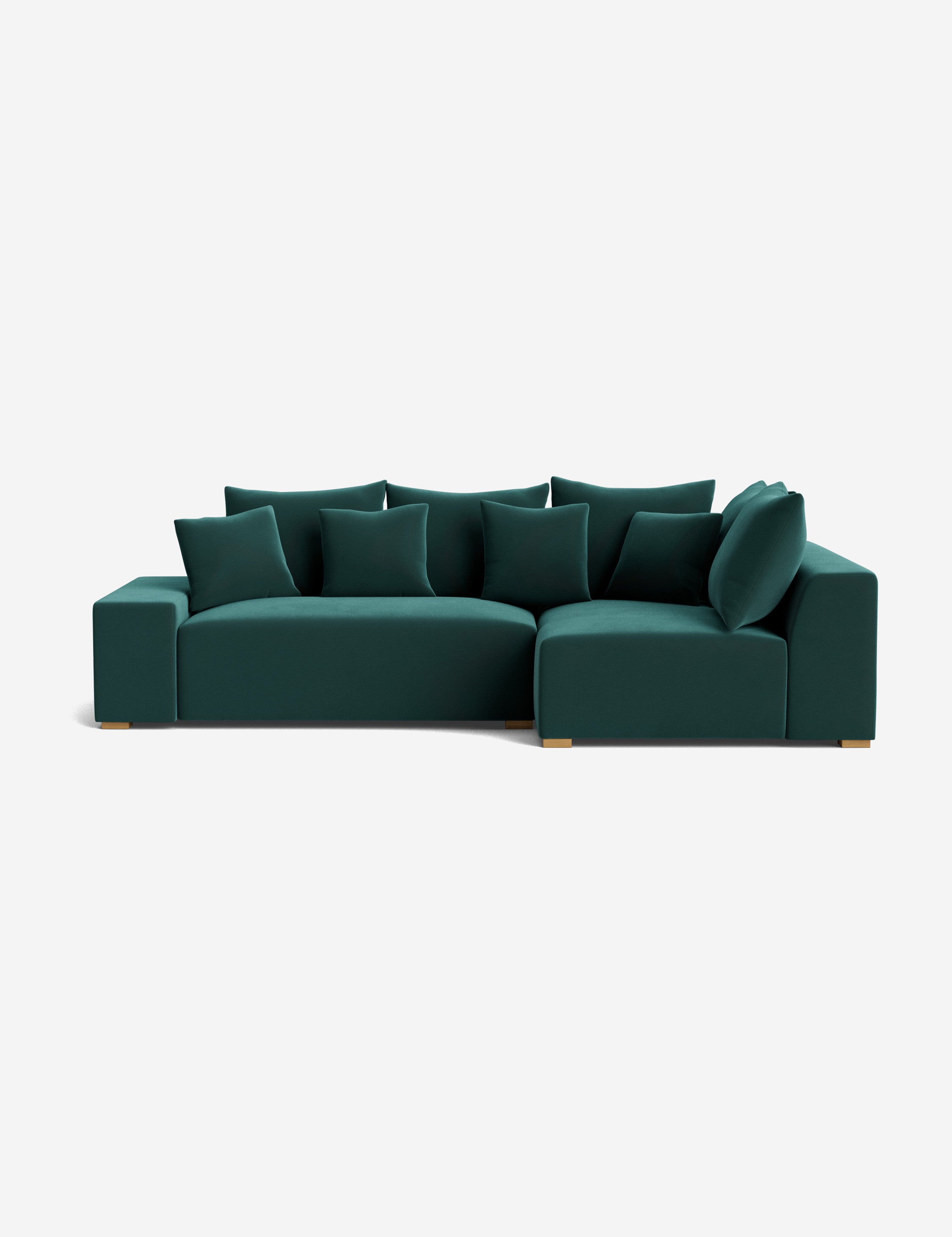 Stylish Clayton Sectional Sofa - Modern L-Shaped Couch with Reversible Chaise for Living Room, Family Room & Home Theater - Comfortable Fabric Upholstery & Sturdy Frame