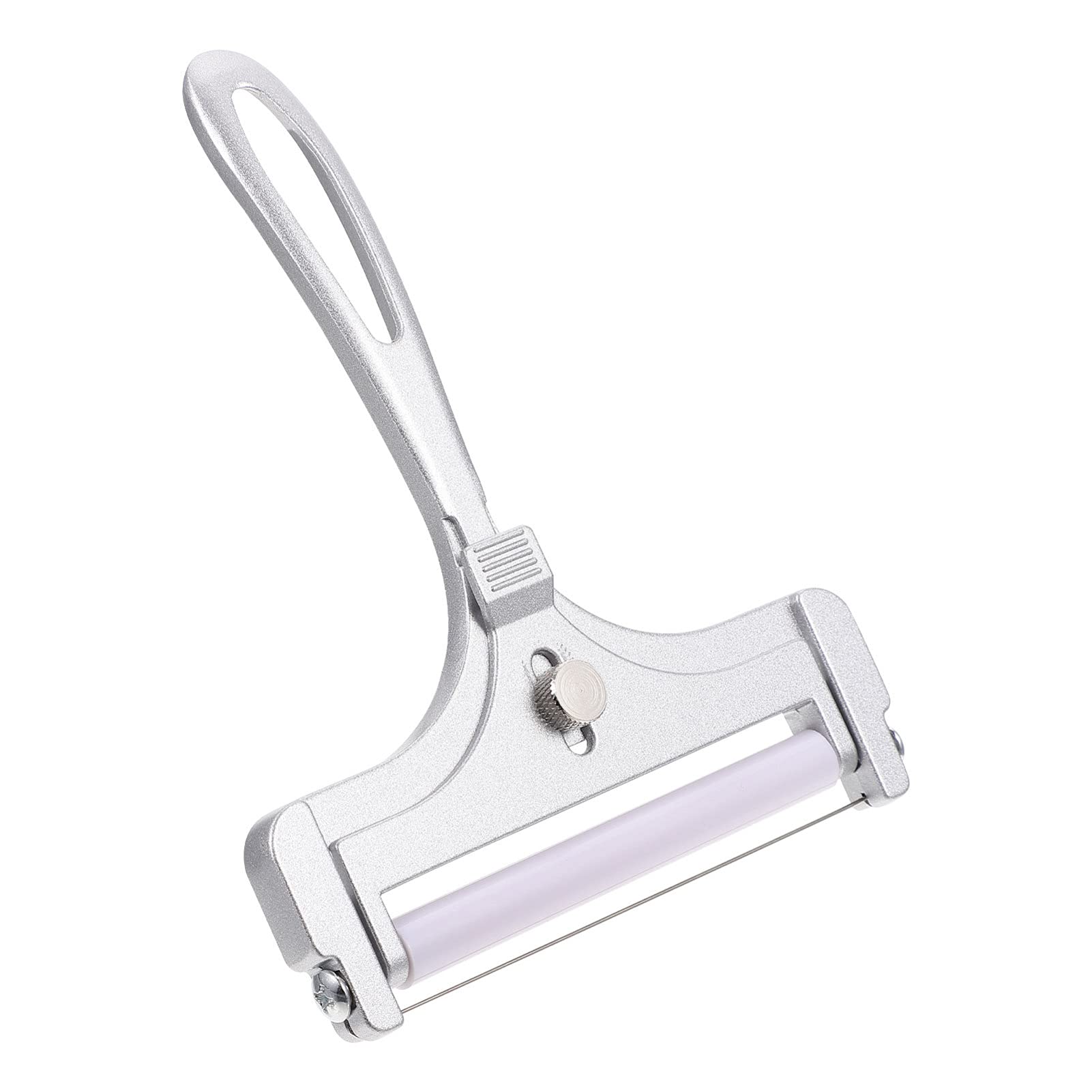 Stainless Steel Cheese Slicer & Bread Scraper - Wire Cutter for Cheese, Butter, Chocolate & Nutmeg - Perfect for Kitchen, Baking & Charcuterie Boards