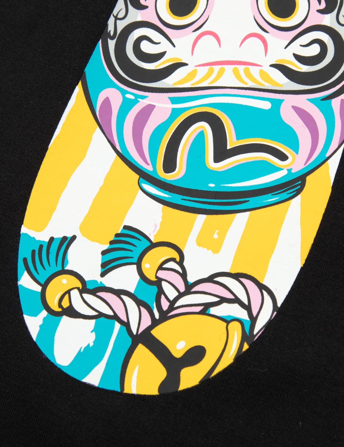 Daruma & Fortune Cat Print Oversized T-Shirt - Japanese Lucky Charm Graphic Tee for Men & Women | Casual Streetwear, Anime Fashion, Gift Idea