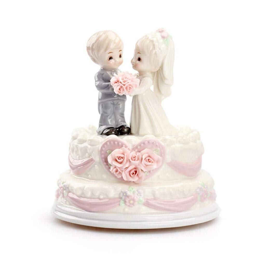 Elegant Ceramic Music Box - Perfect Wedding, Anniversary & Birthday Gift for Friends, Family & Loved Ones | Plays Beautiful Melodies for Special Occasions