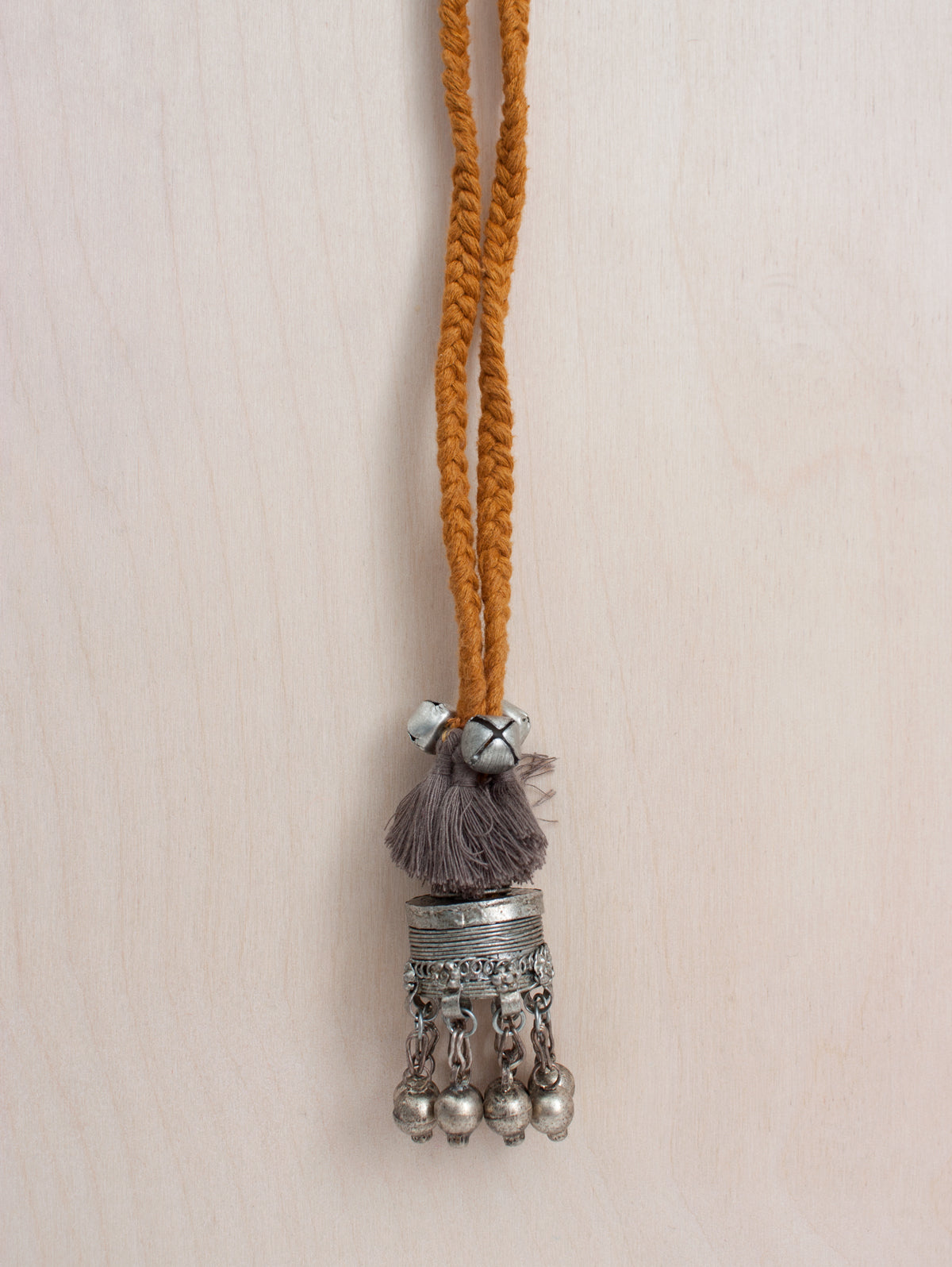 Handmade Temple Bells Pendant Necklace - Spiritual Jewelry for Meditation & Yoga - Perfect for Mindful Gifts & Boho Fashion