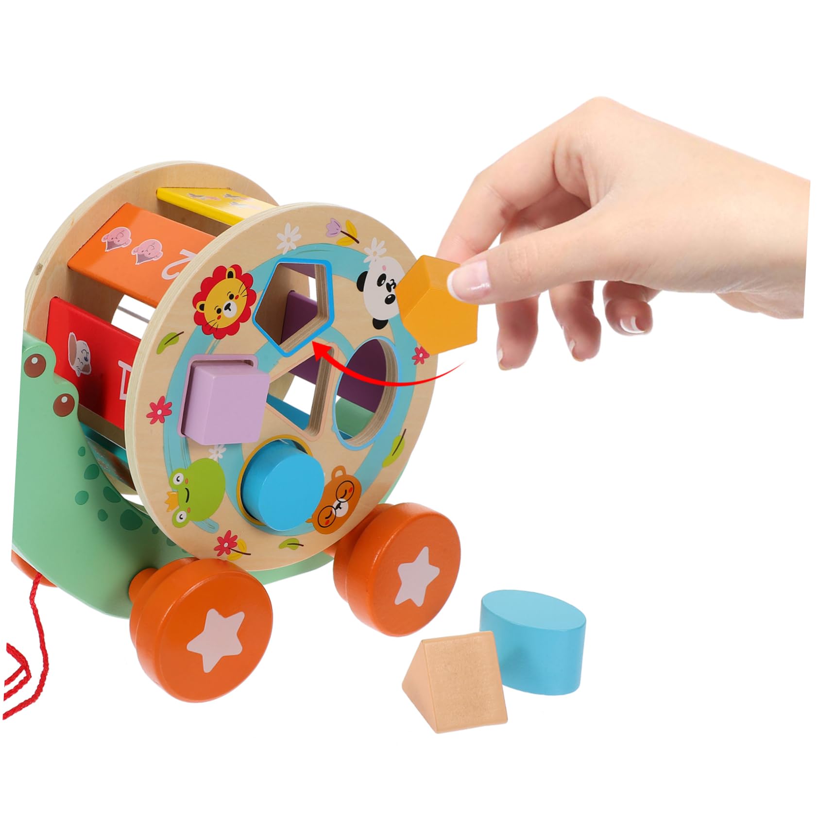Wooden Tractor Toy Set for Kids - Fun Pretend Play Farm Vehicle & Small Dog Toy Car - Perfect for Indoor/Outdoor Playtime, Birthday Gifts & Early Learning Development