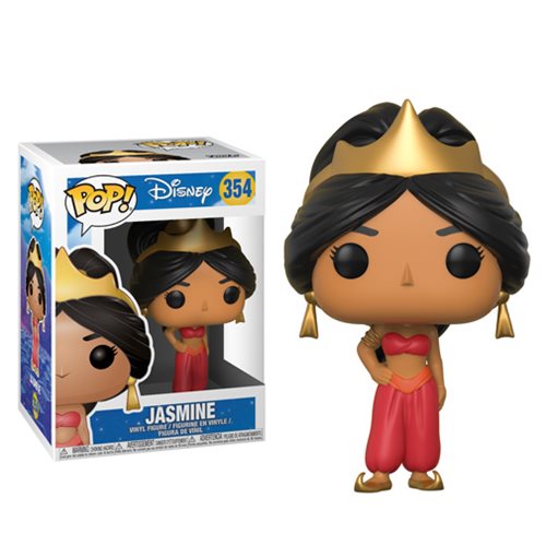 Funko Pop! Disney Princess Jasmine [Red] #354 - Collectible Vinyl Figure for Disney Fans & Pop Culture Enthusiasts | Perfect for Display, Gifts, and Disney Merchandise Collections