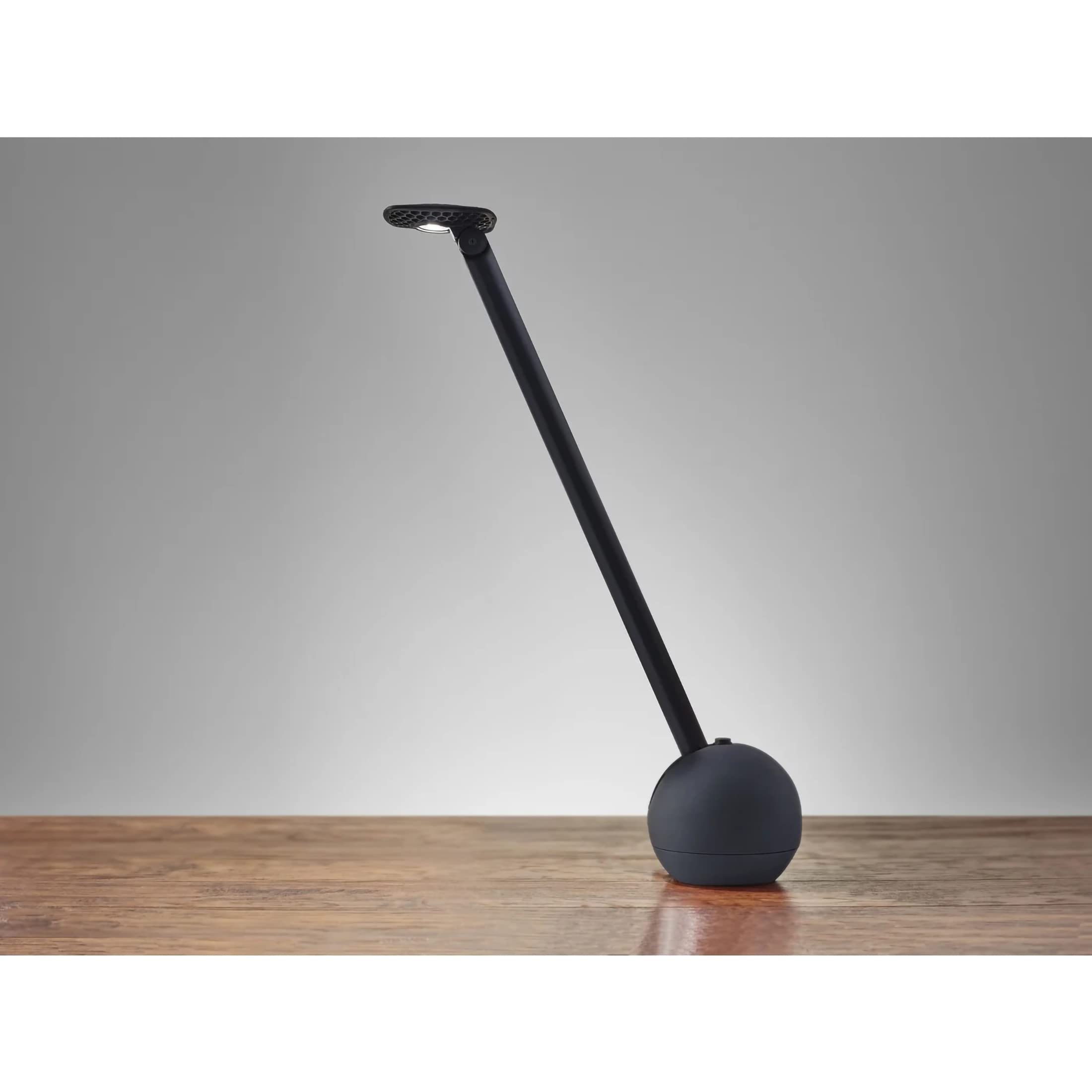 ADS360 AD9000-01 Kiu LED Desk Lamp, Matte Black - Adjustable Brightness Eye-Caring Study Light for Office, Reading & Home Workspace