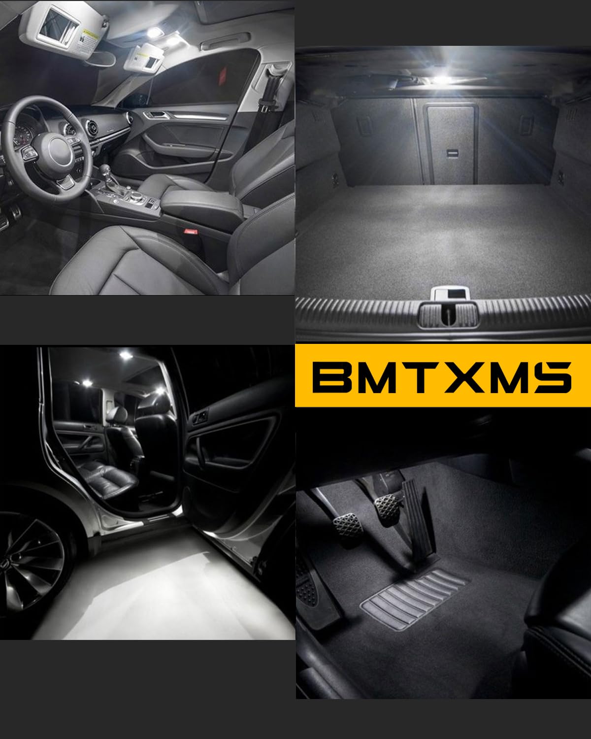 BMT xms LED Interior Light Kit for 2011-2021 JEEP Grand Cherokee WK2 - 6000K White Light, 912 LED Bulb & 7440 LED Reverse Lights (23-Piece Set) - Perfect for Night Driving, Off-Road Adventures & Interior Upgrades