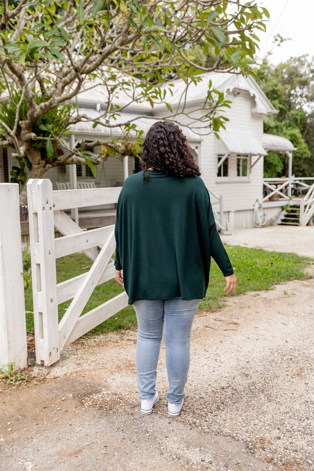 Stylish Harlow Knit Top in Forest Green - Soft & Comfortable Women's Casual Sweater for Everyday Wear | Perfect for Fall & Winter Outfits