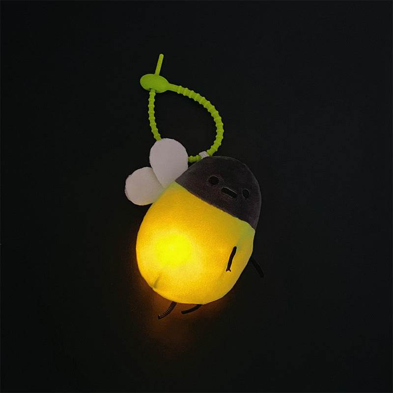 Glowing Firefly Plush Toy - Soft Cute Stuffed Animal with LED Lights for Kids, Nursery Decor, Birthday Gift - Perfect for Bedtime Comfort & Night Light