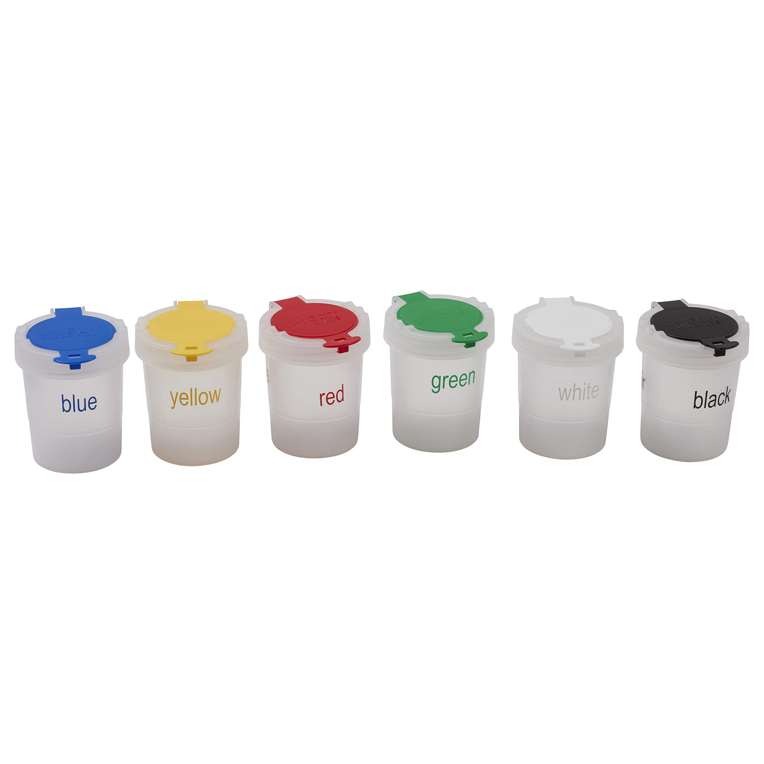 13-Piece Mini Trilingual Paint Cups & Brushes Set - Multilingual Art Supplies for Kids, Students & Artists - Perfect for Classroom, Home & Travel Painting Activities