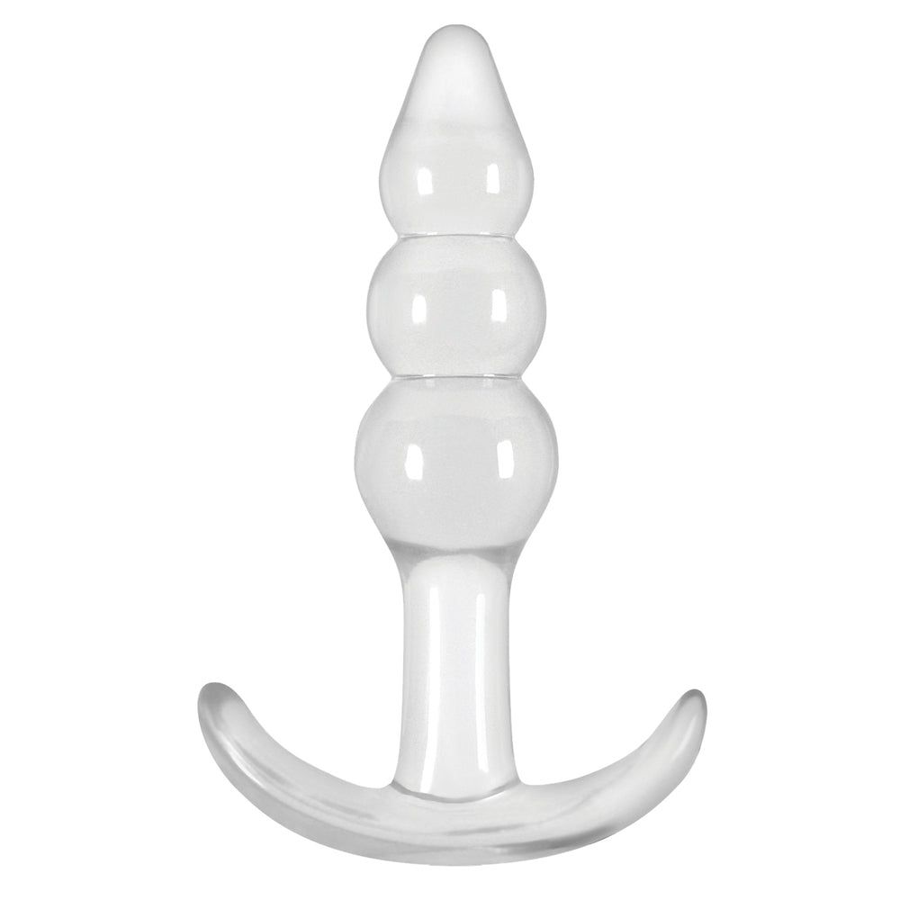 Jelly Rancher Ripple Anal Plug - Silicone Butt Plug for Adults, Beginner Friendly Anal Toy - Perfect for Couples Play & Solo Pleasure