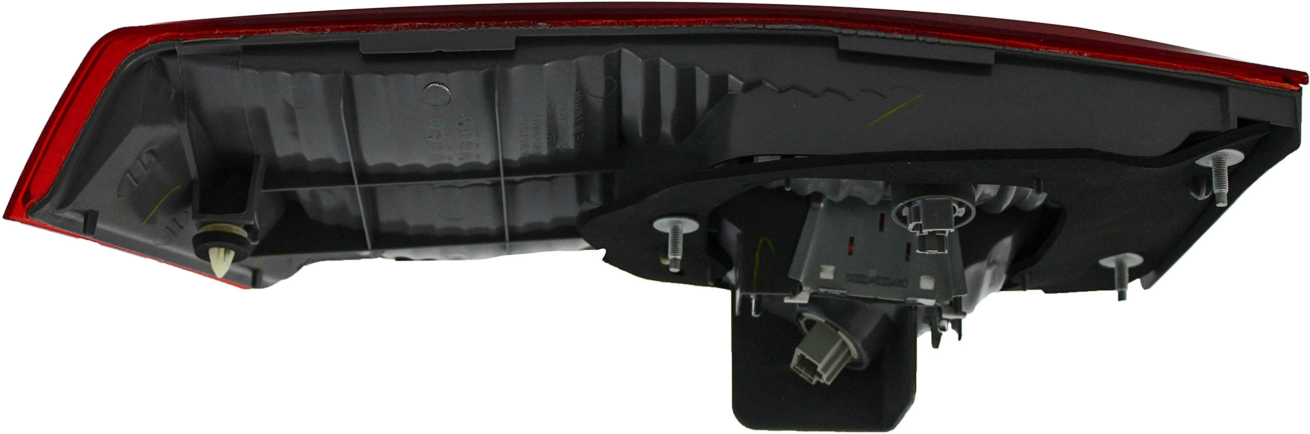 2005 Honda Accord Sedan Inner Tail Lights Lamps Set - Driver & Passenger Side Replacement Parts for Improved Visibility and Safety