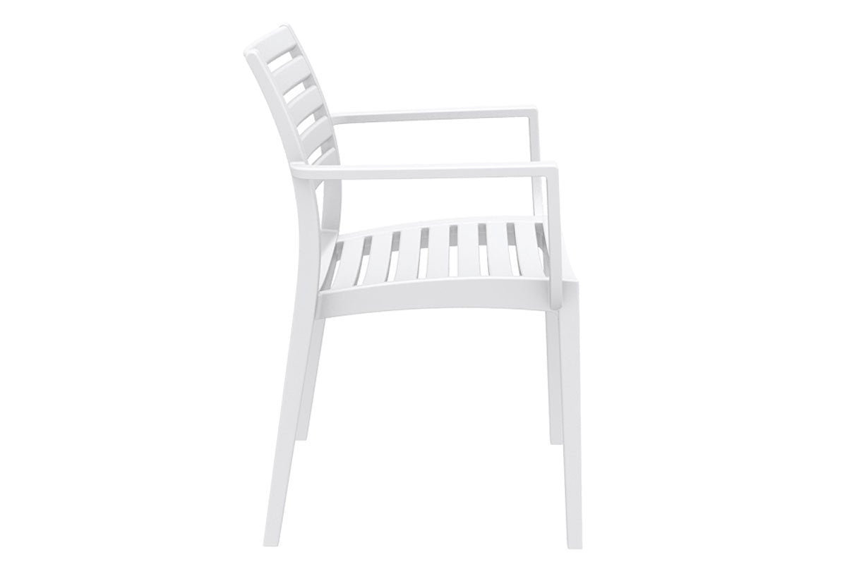 Artemis Outdoor Lounge Chair - Stackable, Weather-Resistant Patio Armchair for Poolside, Garden & Backyard Relaxation