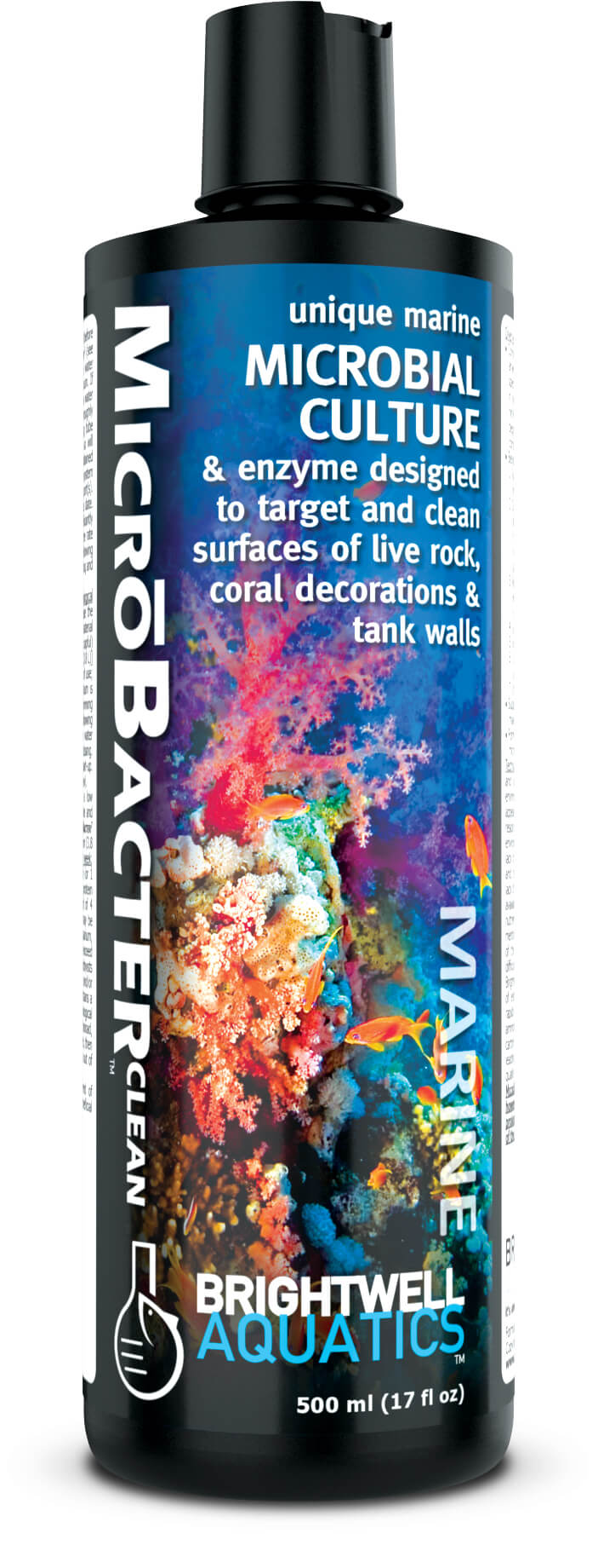 Brightwell MicroBacter Clean - Premium Aquarium Water Clarifier & Detoxifier for Saltwater & Freshwater Tanks | Removes Organic Waste & Improves Water Clarity | Ideal for Reef Tanks, Fish Tanks & Aquatic Habitats