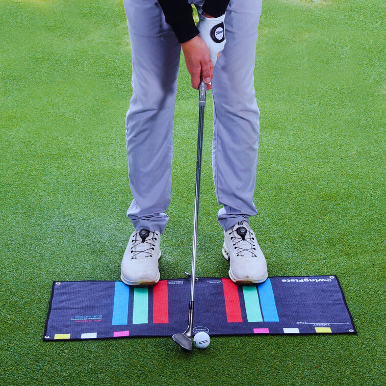 Premium Stance Towel by Swing Plate - Quick-Dry, Absorbent Golf & Sports Towel for Gym, Tennis, Yoga & Outdoor Activities