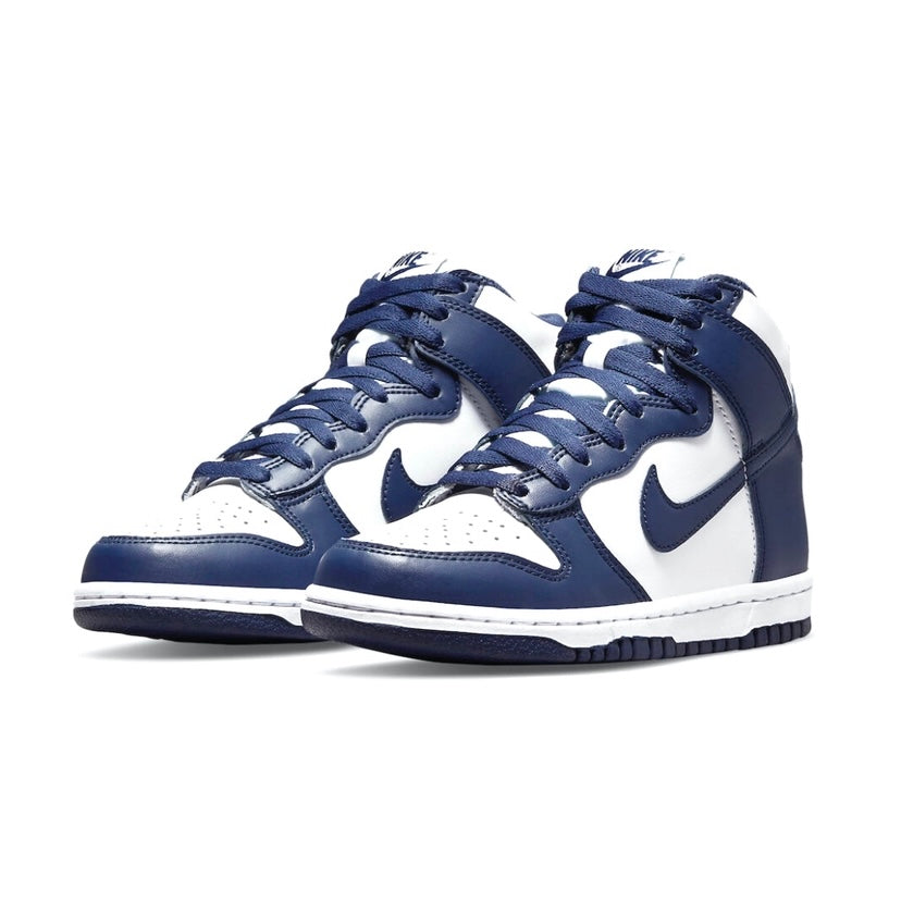 Nike Dunk High GS Sneakers in Midnight Navy & White - Stylish & Comfortable Basketball Shoes for Women & Teens - Perfect for Casual Wear, School & Street Fashion