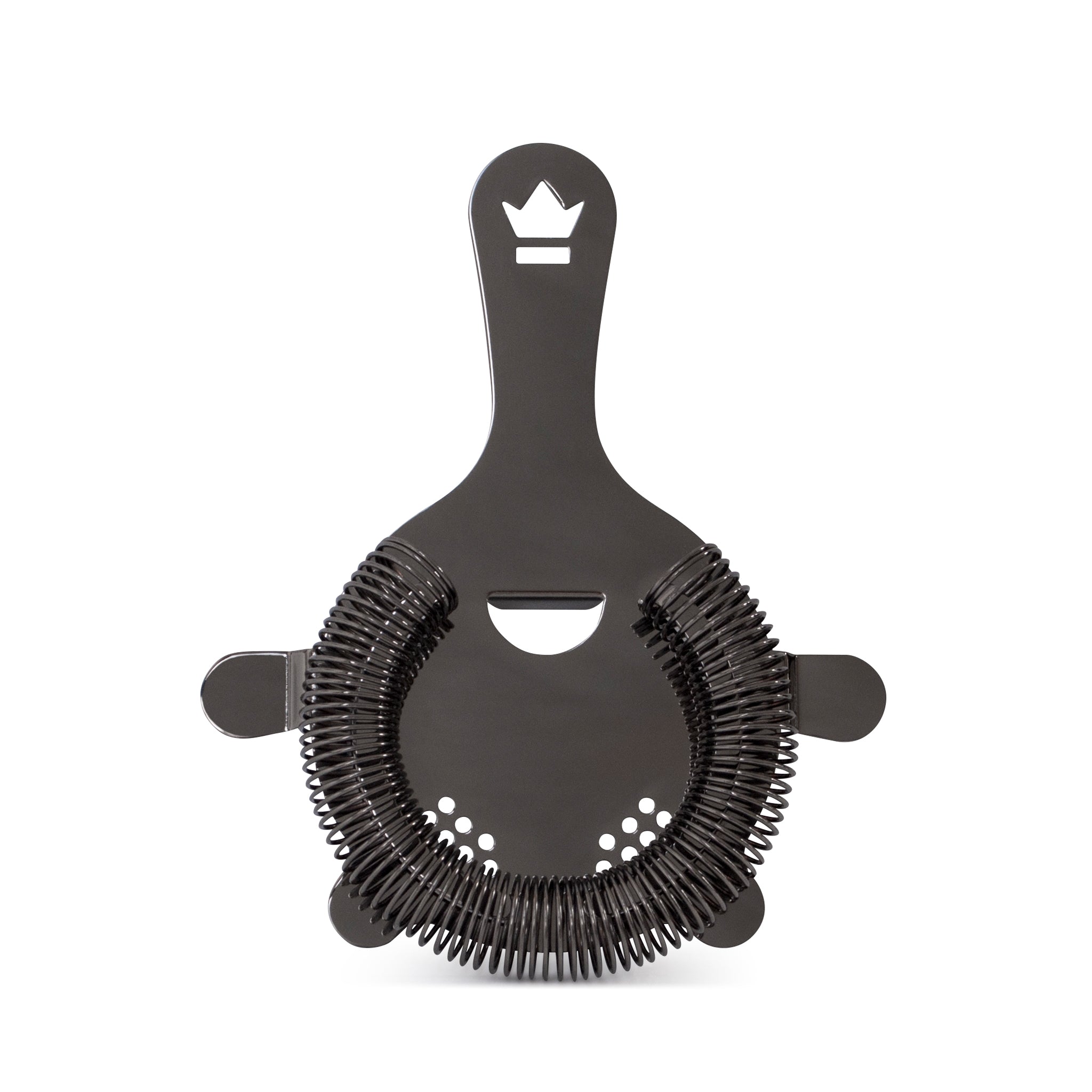 **BUSWELL® 4-Prong Cocktail Strainer - Gunmetal Black | Premium Bar Tool for Mixing, Filtering, and Serving Cocktails | Perfect for Home Bars, Bartenders & Cocktail Enthusiasts**