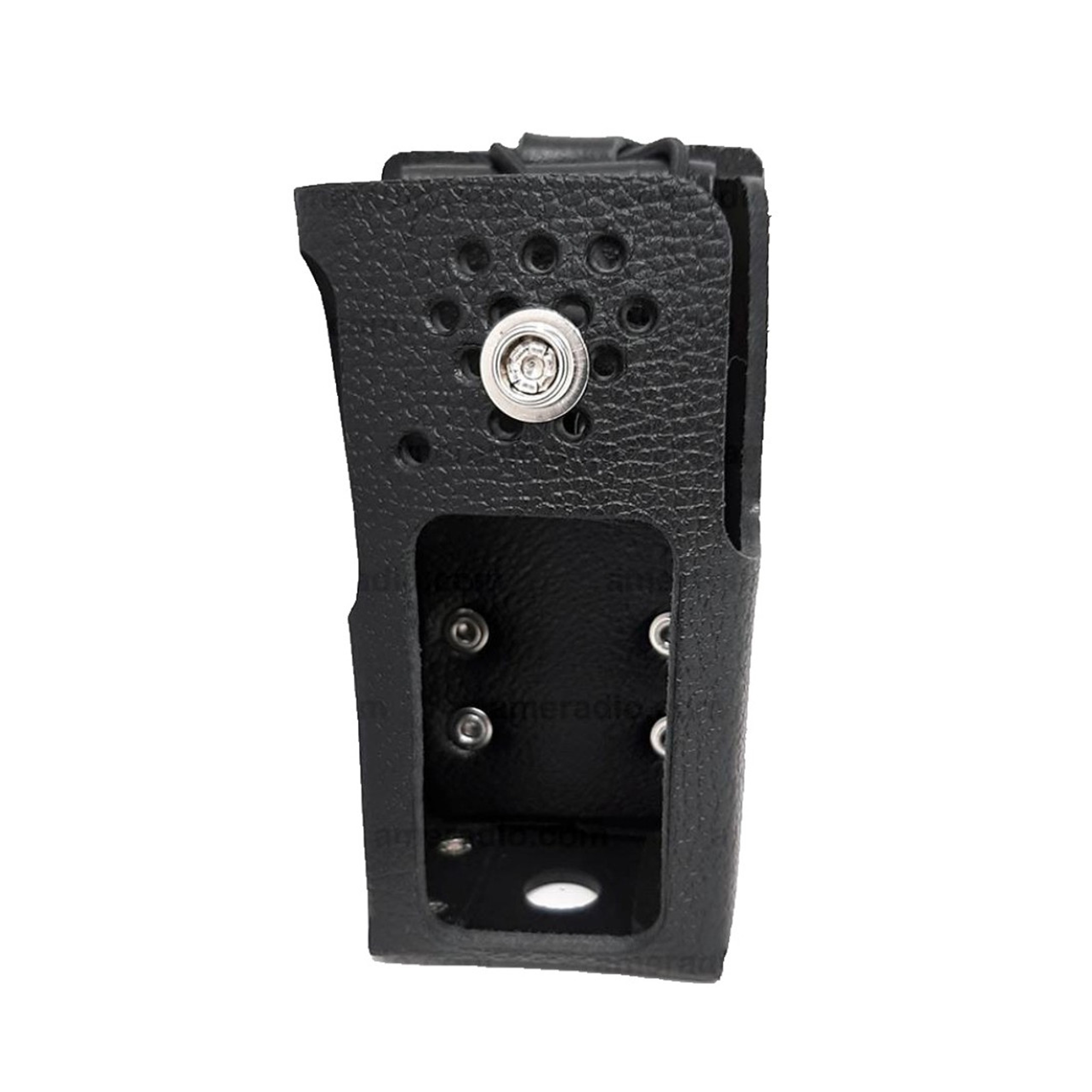 Icom LCF1000TS Leather Carrying Case with Keypad Cutout for F1000 & F2000 Series - Durable Protective Cover for Two-Way Radios - Perfect for Outdoor Adventures, Construction Sites & Emergency Communications