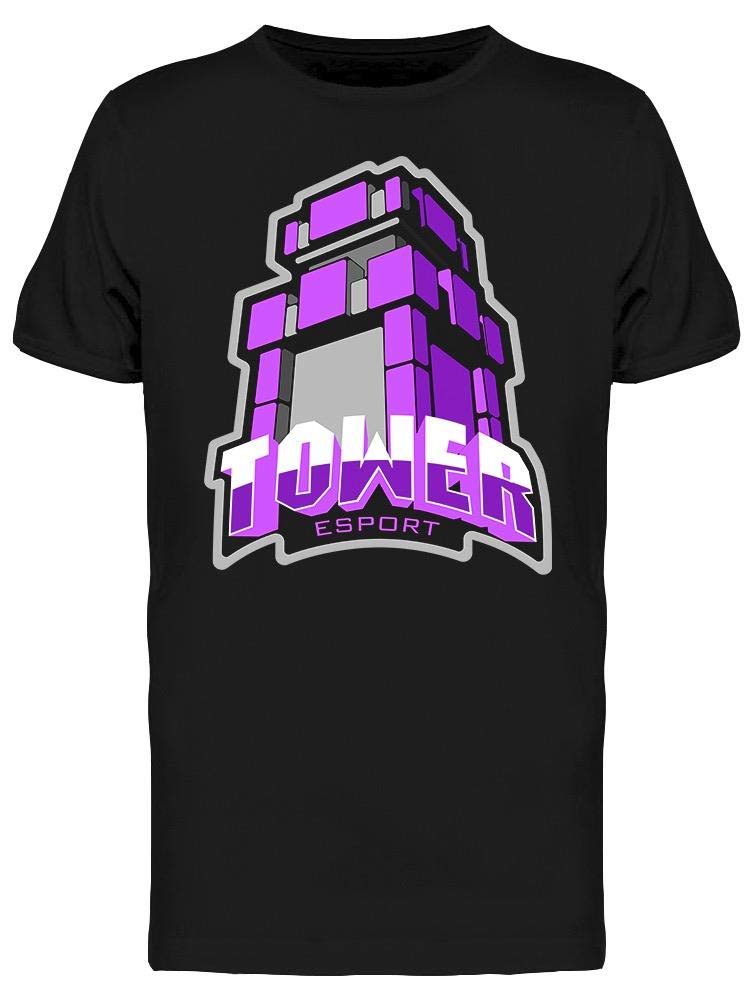 Tower Gamer Icon T-Shirt for Men - Comfortable Cotton Graphic Tee for Gaming, Casual Wear & Everyday Outfits