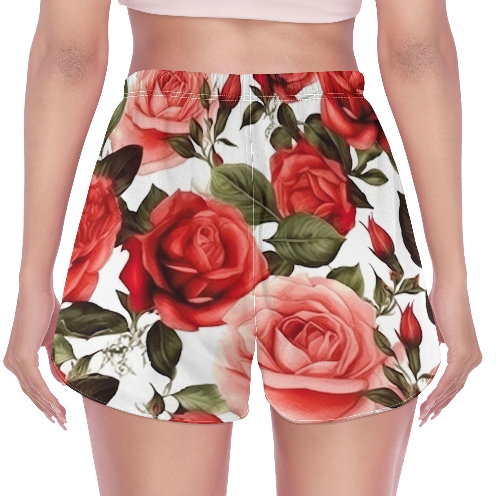 GAIGEO Women's Basketball Athletic Shorts - Comfortable Workout & Lounge Shorts for Women (Sizes S-XXL) - Perfect for Gym, Running, Yoga & Home Wear