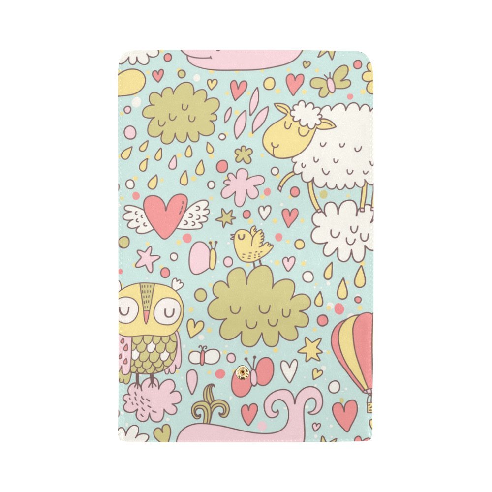 Women's Designer Trifold Wallet with Abstract Elephant & Floral Print - Stylish & Durable Code Pattern Wallet for Everyday Use, Travel & Gift Giving