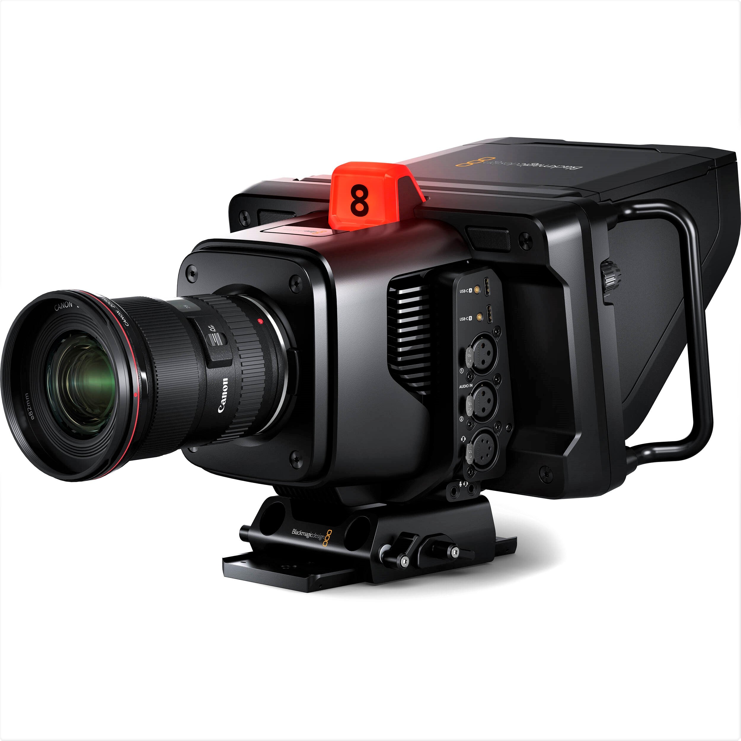 Blackmagic Design Studio Camera 6K Pro EF Mount - Professional 6K Digital Cinema Camera with EF Lens Mount for Filmmaking, Live Streaming & Broadcast Production