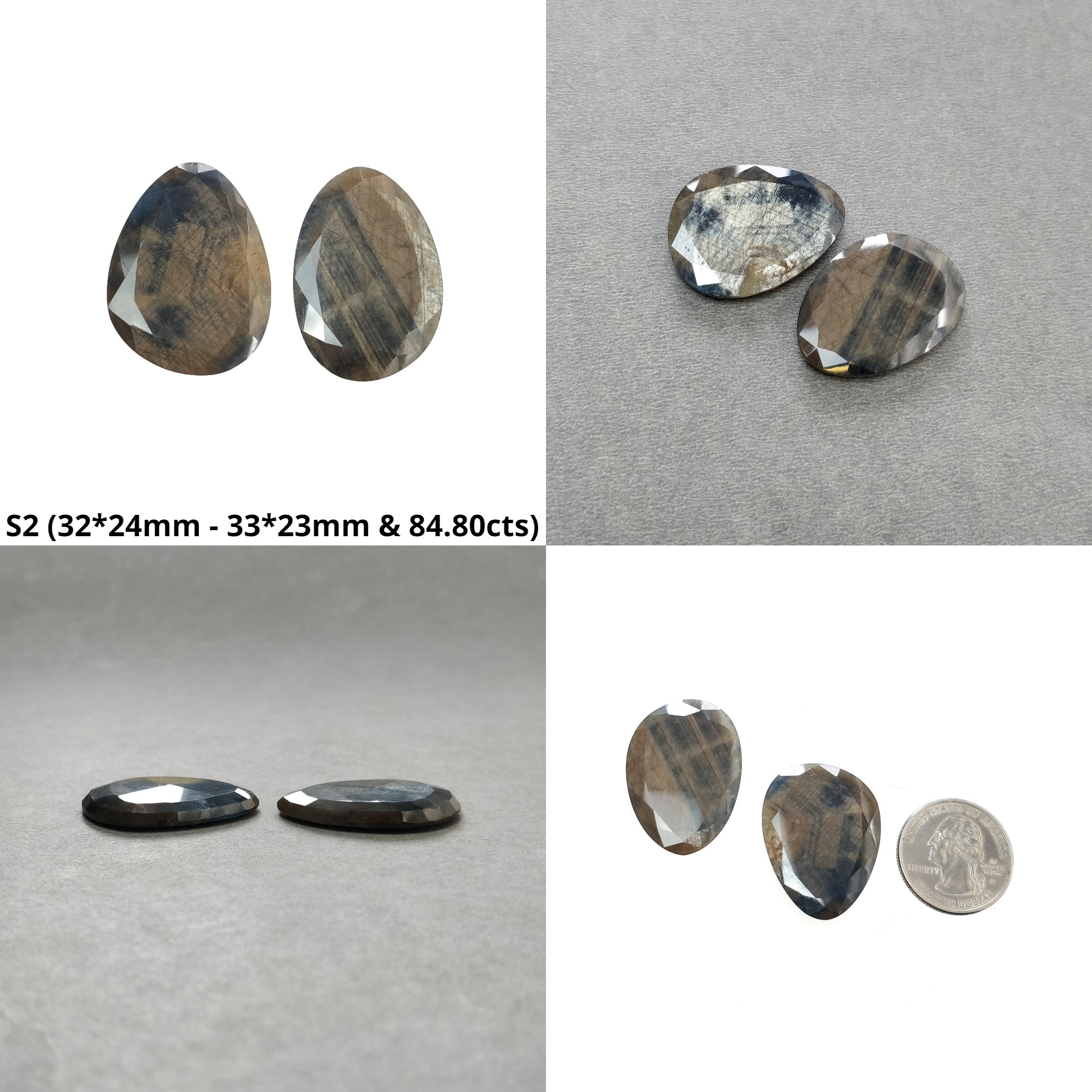 Natural Untreated Golden Brown Chocolate Sapphire Gemstone - Marquise & Egg Shape Cut for Jewelry Making, Engagement Rings & Unique Gifts