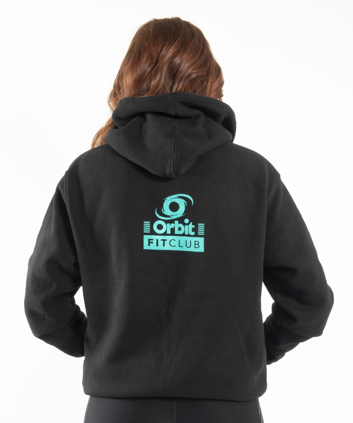 Orbit FitClub Unisex Hoodie - Black | Comfortable & Stylish Pullover for Men & Women | Perfect for Gym, Running & Casual Wear