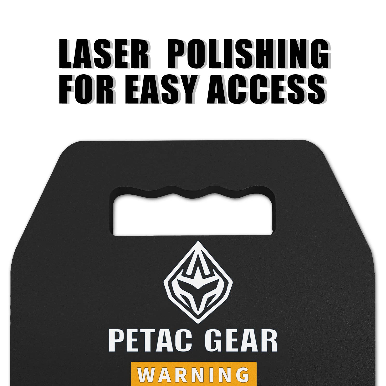 PETAC GEAR Tactical Weight Plates for Weighted Vest - 5/10/15/20 LBS Strength Training Equipment for Men - Gym, CrossFit & Home Workout Gear