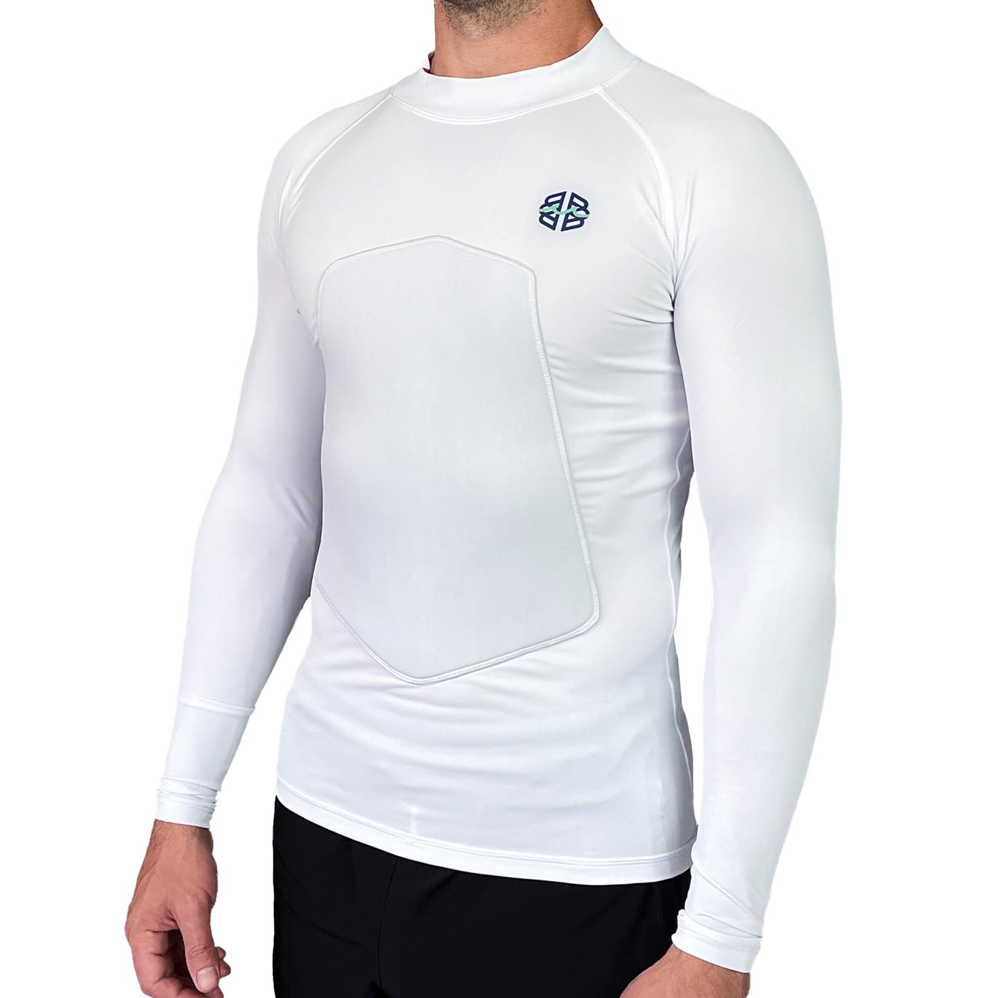 SPF 50+ 5mm Padded Rash Guard for Surfing, Boogie Boarding & Scuba Diving - UV Protection Swim Shirt for Men & Women - Perfect for Water Sports, Beach Activities & Outdoor Adventures