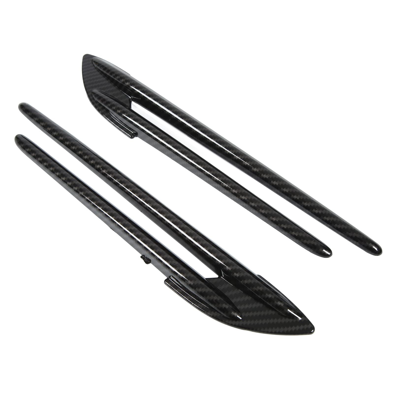 **2PCS ABS Carbon Fiber Car Side Vent Trim Cover for Subaru BRZ 2017-2020 - Durable Replacement Accessory for Enhanced Style & Protection - Perfect for Car Customization & Exterior Upgrades**