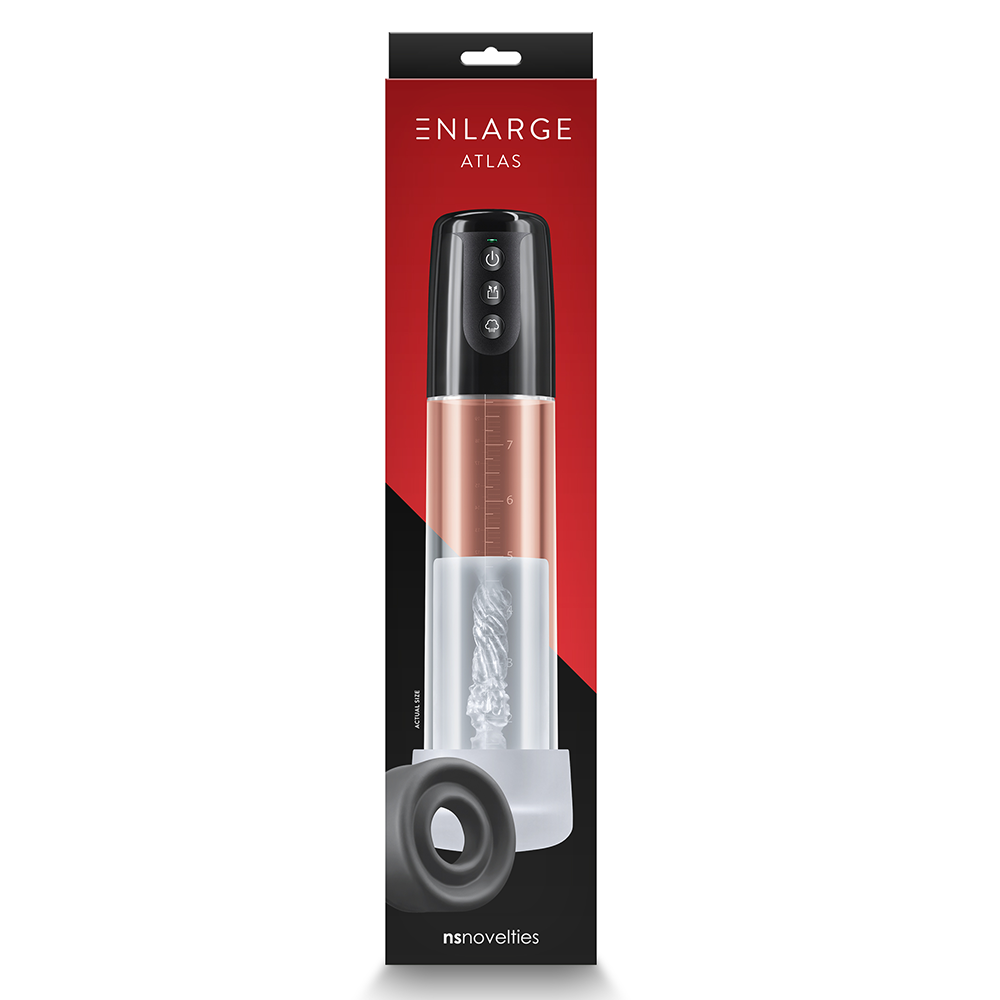 Enlarge Atlas 3 Mode Penis Pump & Masturbator for Men - Powerful Vacuum Therapy for Enhanced Performance & Pleasure - Perfect for Solo Play & Couples Intimacy