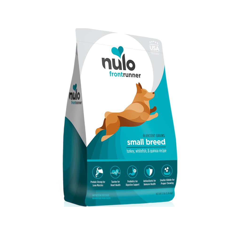 FrontRunner Small Breed Adult Dog Food - Turkey, Whitefish & Quinoa Recipe - Dry Kibble for Healthy Skin & Coat - Perfect for Apartment Living & Active Small Dogs