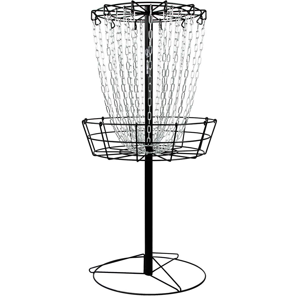 MVP Disc Sports Black Hole Practice 24-Chain Portable Disc Golf Basket Target - Professional Disc Golf Training Equipment for Backyard, Park & Tournament Practice